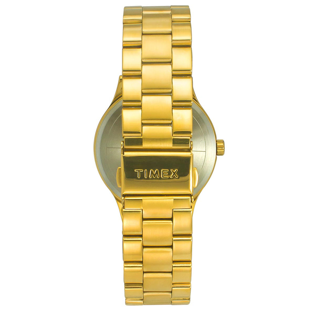 Timex Fashion Men's Champagne Dial Round Case Multifunction Function Watch -TWEG18415
