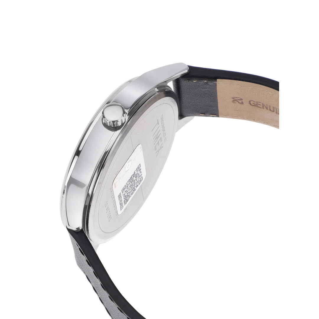 Timex Fashion Collection Premium Quality Multifunction Men Analog Black Dial ColouredQuartz Watch, Round Dial With 43 Mm Case Width - TWEG184SMU06