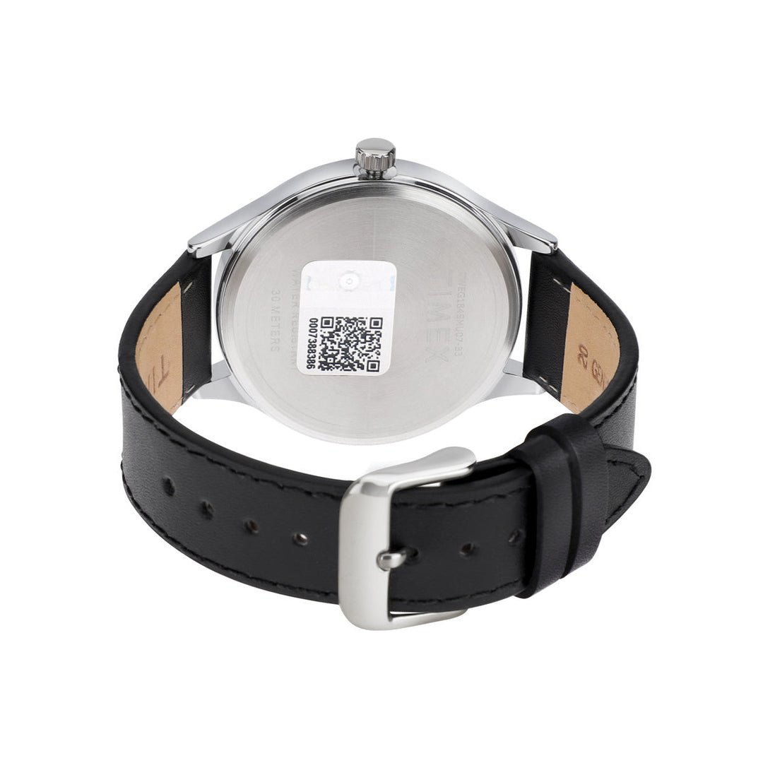 Timex Fashion Collection Premium Quality Multifunction Men Analog Black Dial ColouredQuartz Watch, Round Dial With 43 Mm Case Width - TWEG184SMU06