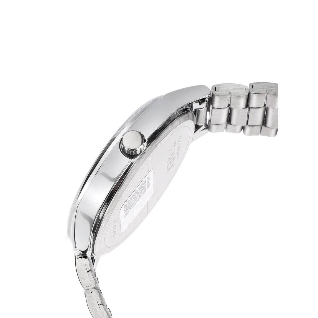 Timex Fashion Collection Premium Quality Multifunction Men Analog Black Dial ColouredQuartz Watch, Round Dial With 43 Mm Case Width - TWEG184SMU08