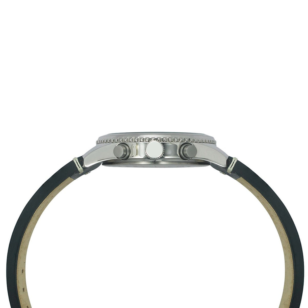 Timex Fashion Men's Black Dial Round Case Chronograph Function Watch -TWEG19500