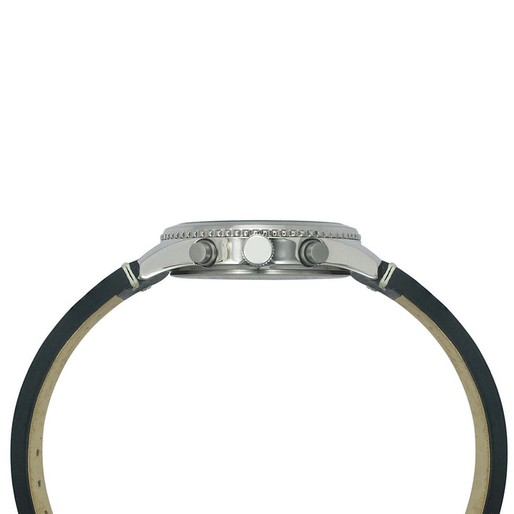 Timex Fashion Men's Black Dial Round Case Chronograph Function Watch -TWEG19500