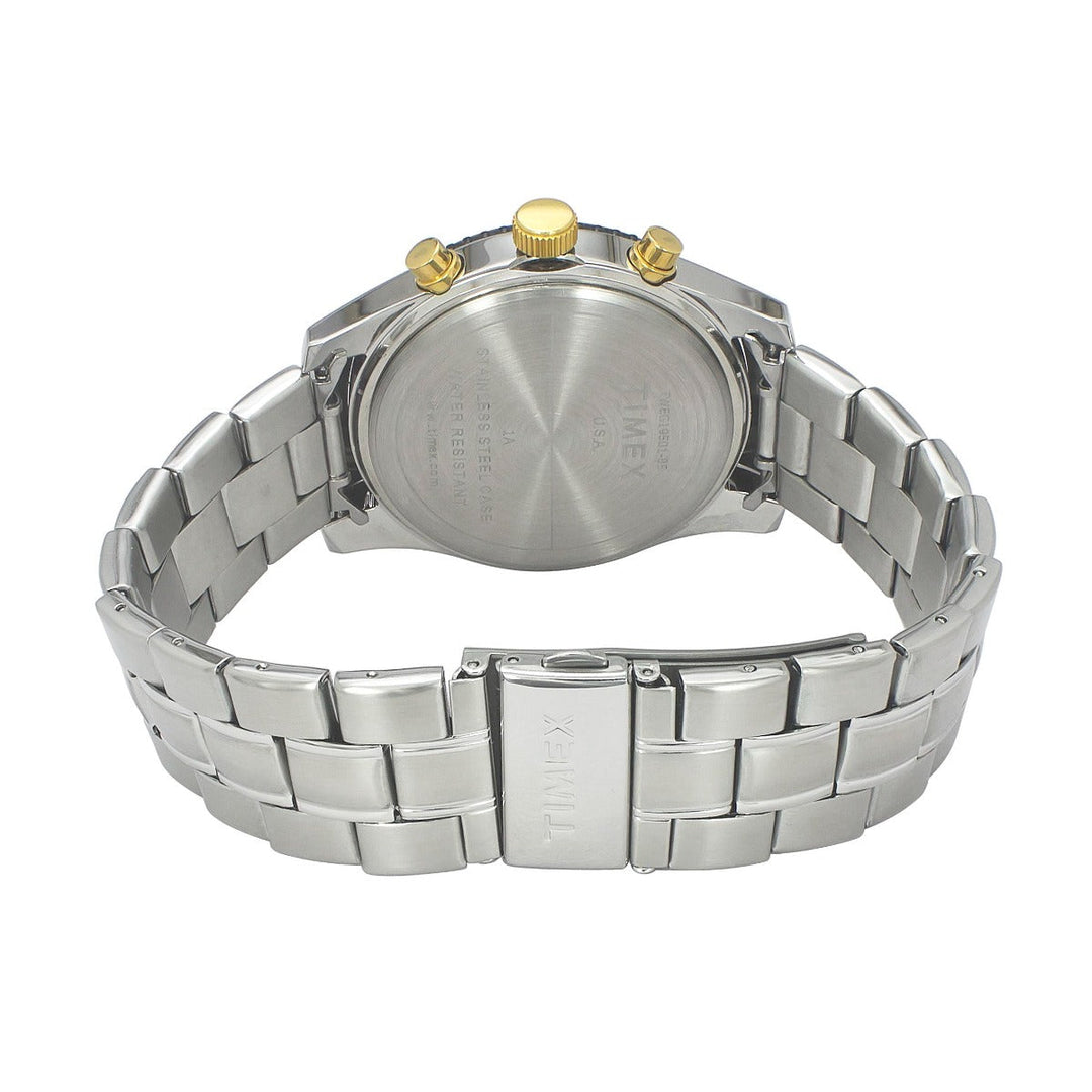 Timex Fashion Men's Green Dial Round Case Chronograph Function Watch -TWEG19501