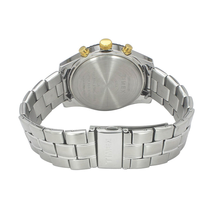 Timex Fashion Men's Green Dial Round Case Chronograph Function Watch -TWEG19501