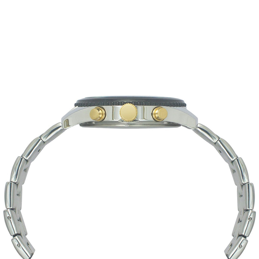 Timex Fashion Men's Green Dial Round Case Chronograph Function Watch -TWEG19501