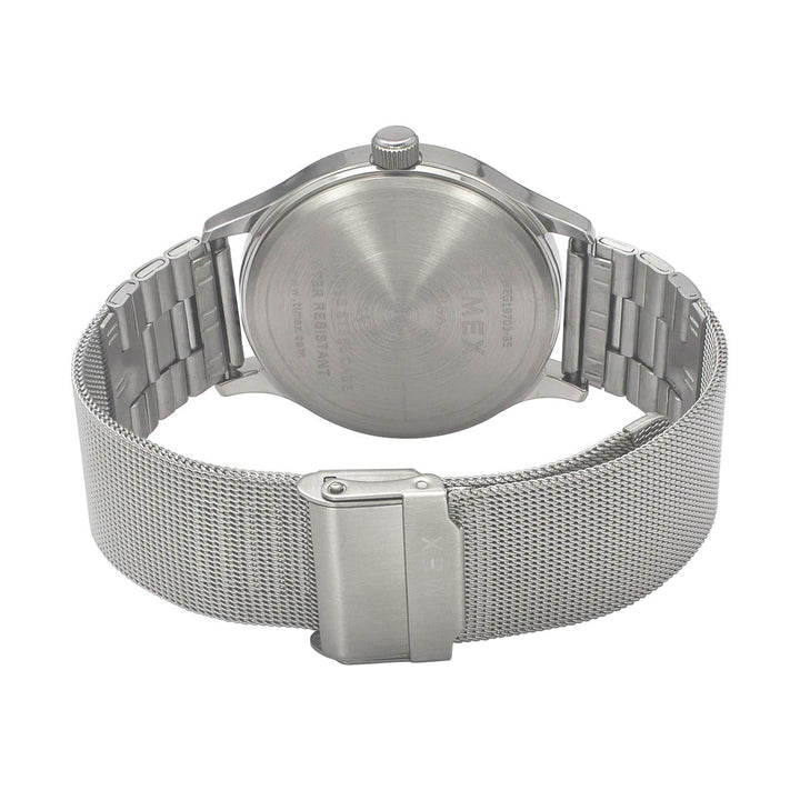 Timex Fashion Men's White Dial Round Case Day Date Function Watch -TWEG19703