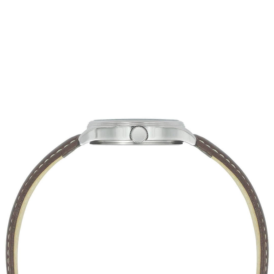 Timex Fashion Men's Green Dial Round Case Day Date Function Watch -TWEG19801