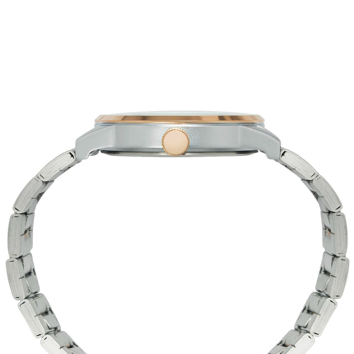 Timex Fashion Men's Beige Dial Round Case Multifunction Function Watch -TWEG19902