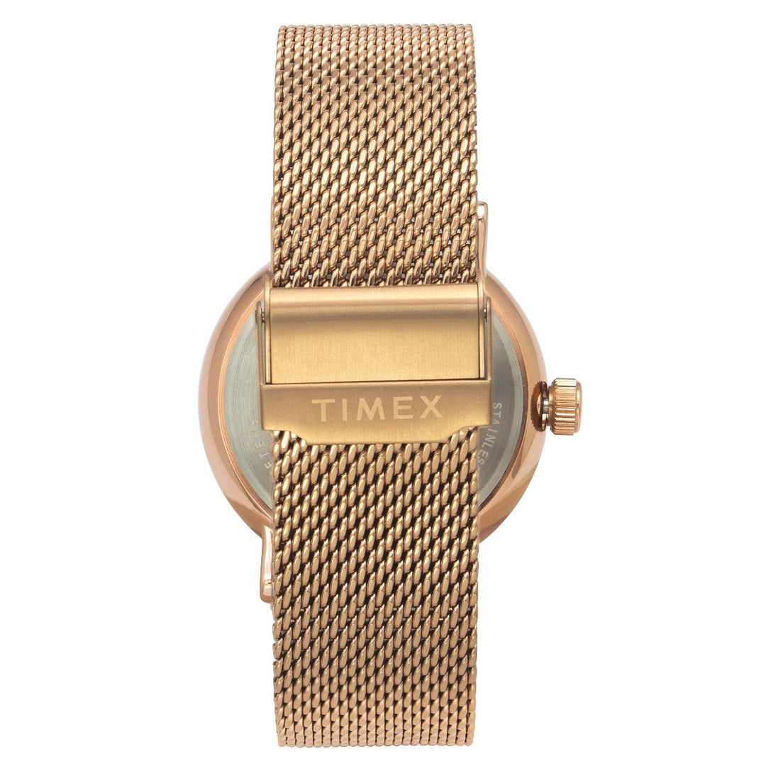 Timex Fashion Men's White Dial Round Case Date Function Watch -TWEG20002