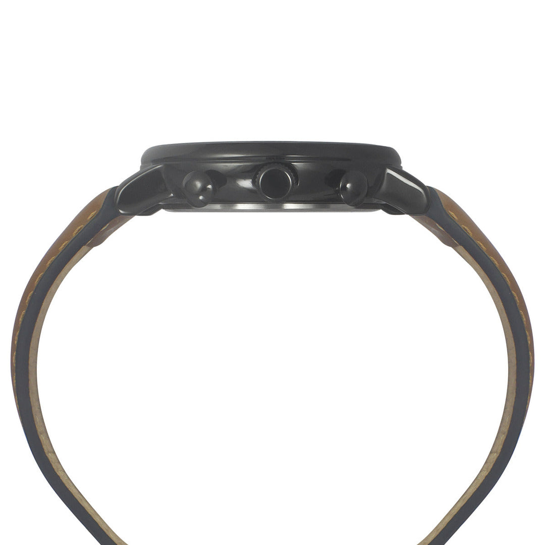 Timex Fashion Men's Black Dial Round Case Multifunction Function Watch -TWEG20006