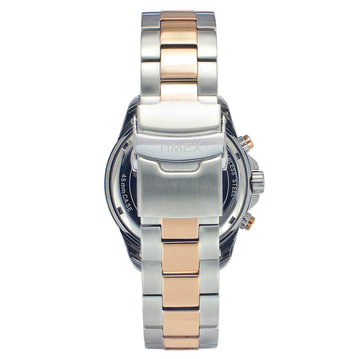 Timex E Class Men's Blue Dial Round Case Chronograph Date Function Watch -TWEG20101