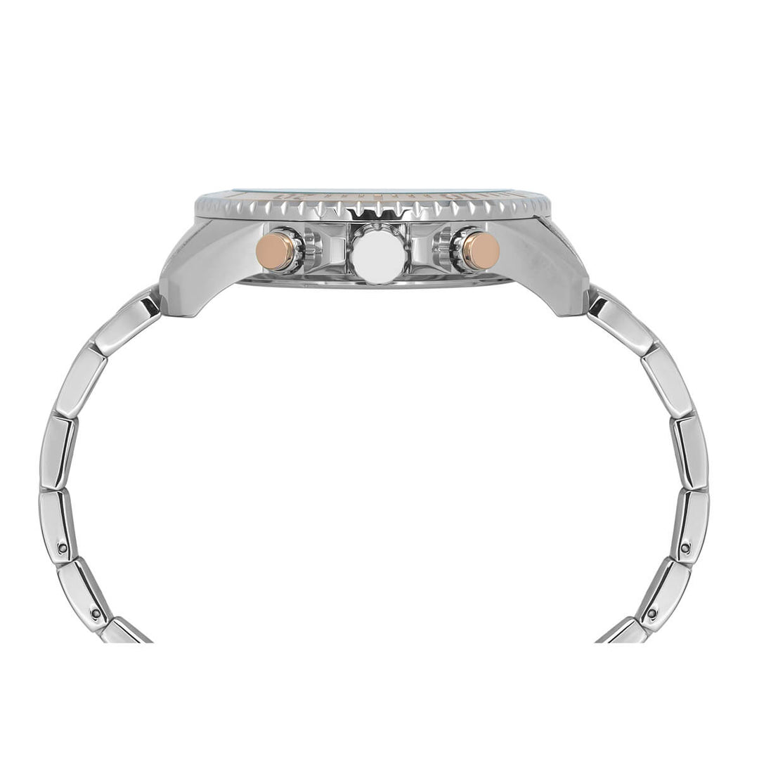 Timex E Class Men's Blue Dial Round Case Chronograph Date Function Watch -TWEG20101