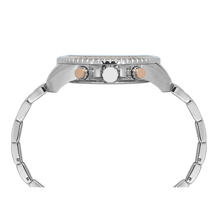 Timex E Class Men's Blue Dial Round Case Chronograph Date Function Watch -TWEG20101