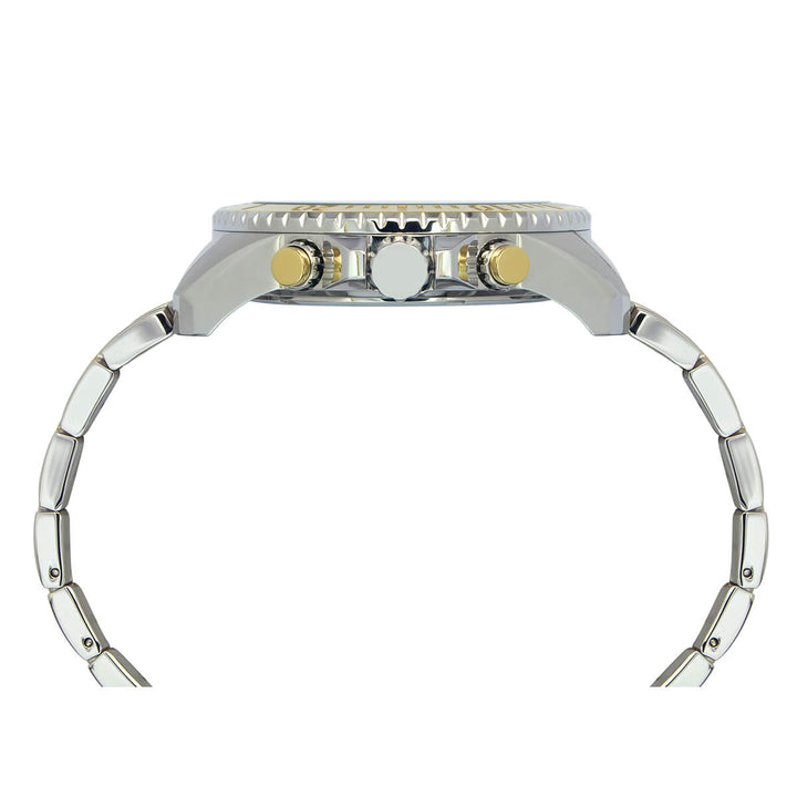 Timex E Class Men's Green Dial Round Case Chronograph Date Function Watch -TWEG20104