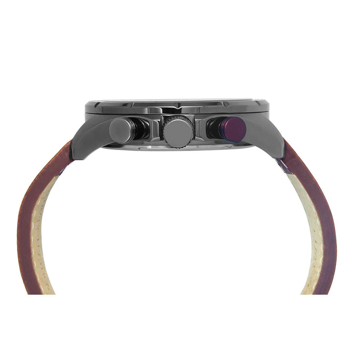 Timex E Class Men's Silver Dial Round Case Chronograph Function Watch -TWEG20303