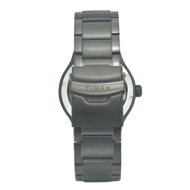 Timex E Class Men's Black Dial Round Case Automatic Function Watch -TWEG20900