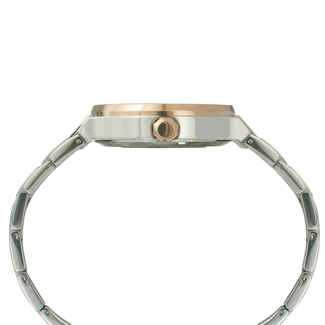 Timex E Class Men's Silver Dial Round Case Automatic Function Watch -TWEG20901