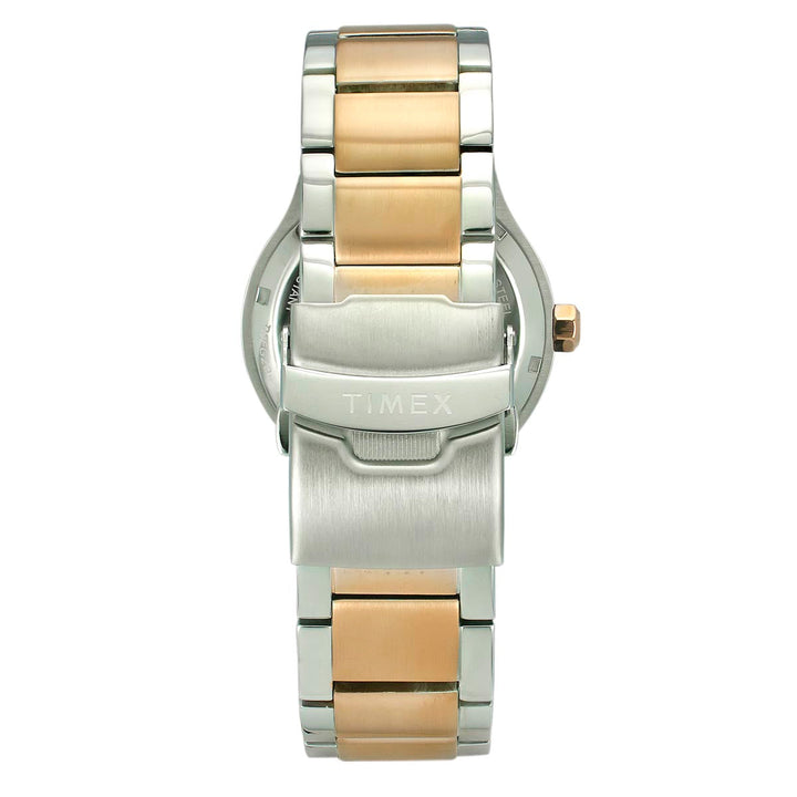 Timex E Class Men's Silver Dial Round Case Automatic Function Watch -TWEG20901