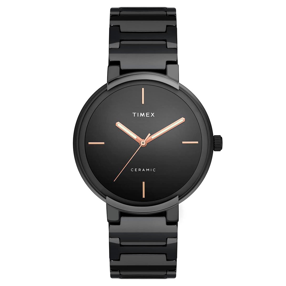 Timex Fashion Men's Black Dial Round Case 3 Hands Function Watch -TWEG ...