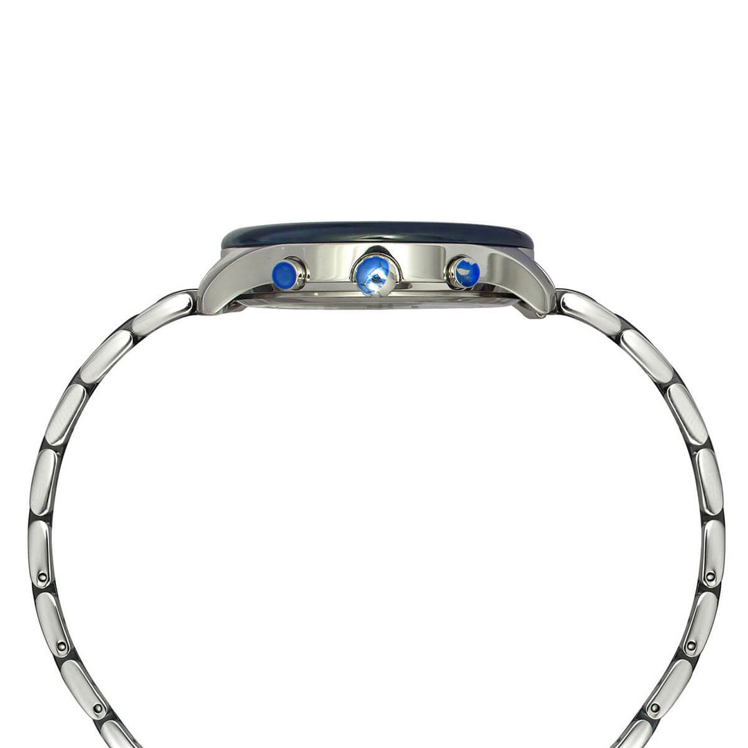 Timex Fashion Men's Blue Dial Round Case Chronograph Function Watch -TWEG21701