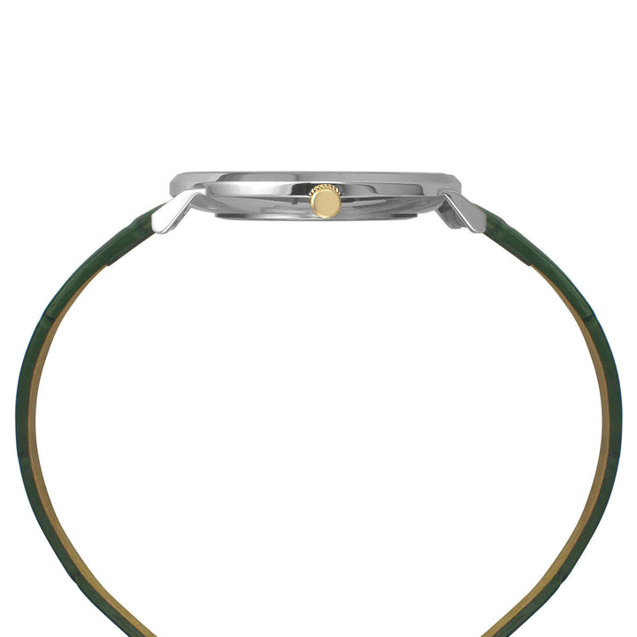 Timex Fashion Men's Silver Dial Round Case 2 Hands+Date Function Watch -TWEG21900