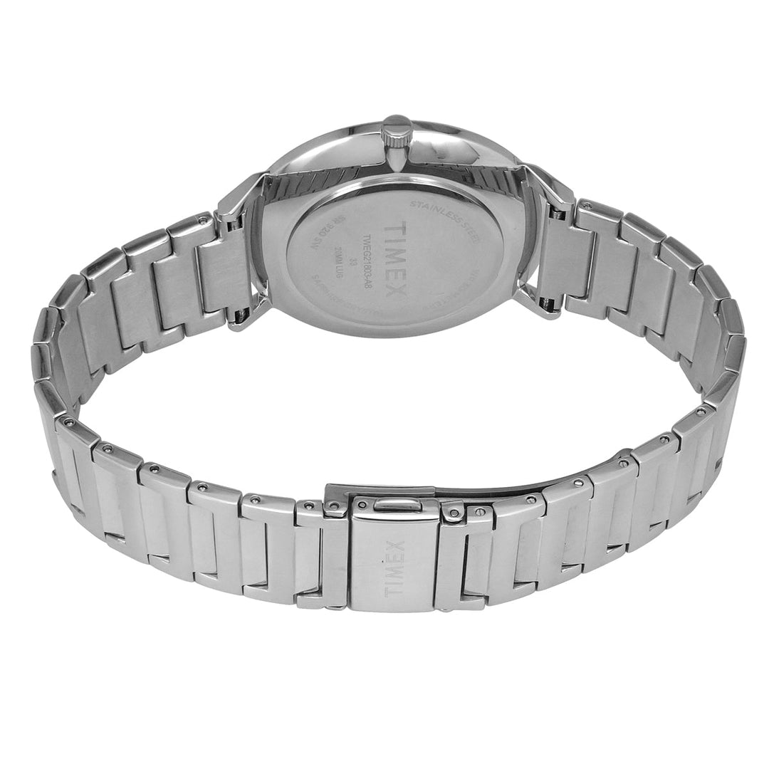 Timex Fashion Men's Blue Dial Round Case 2 Hands+Date Function Watch -TWEG21903