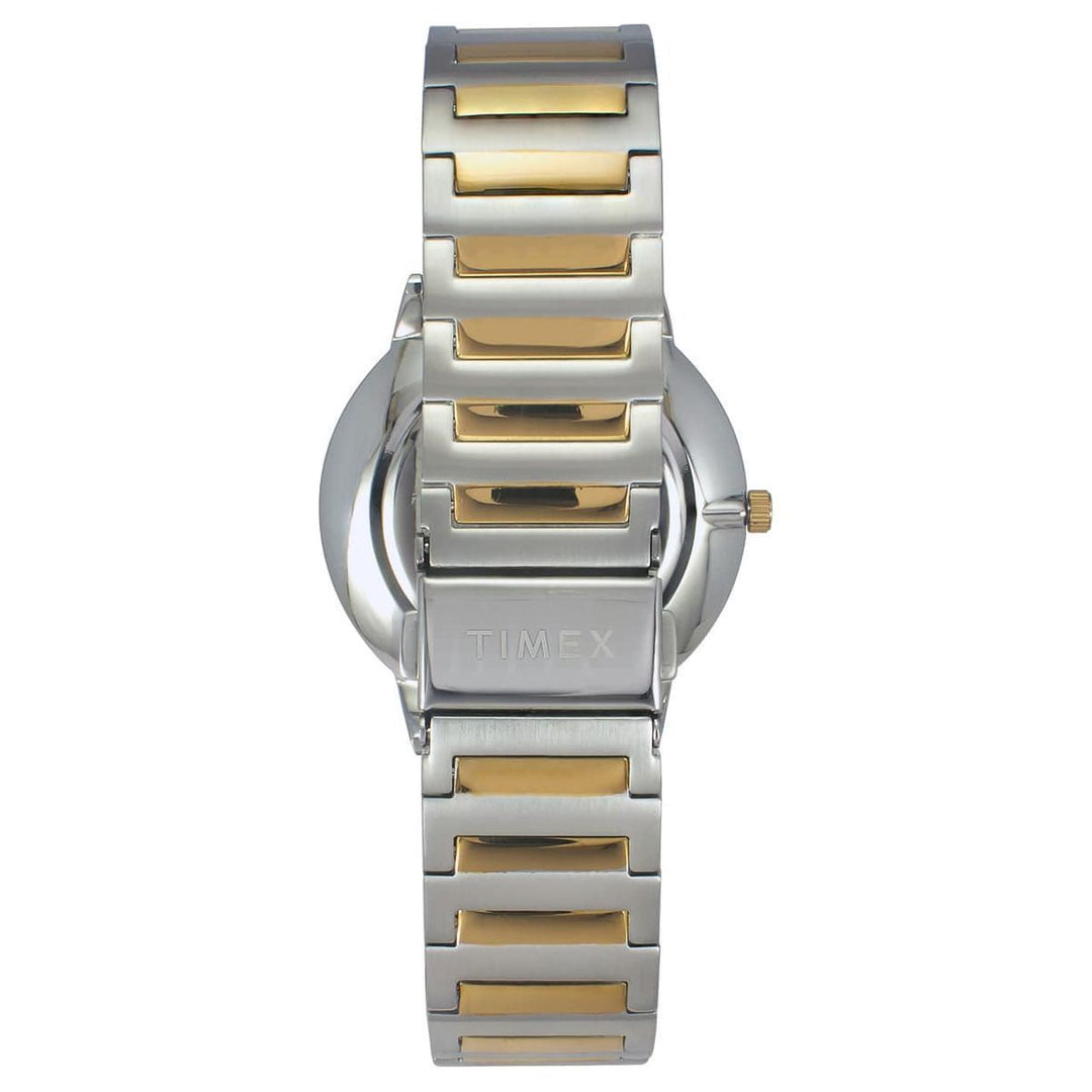 Timex Fashion Men's Silver Dial Round Case 2 Hands+Date Function Watch -TWEG21904