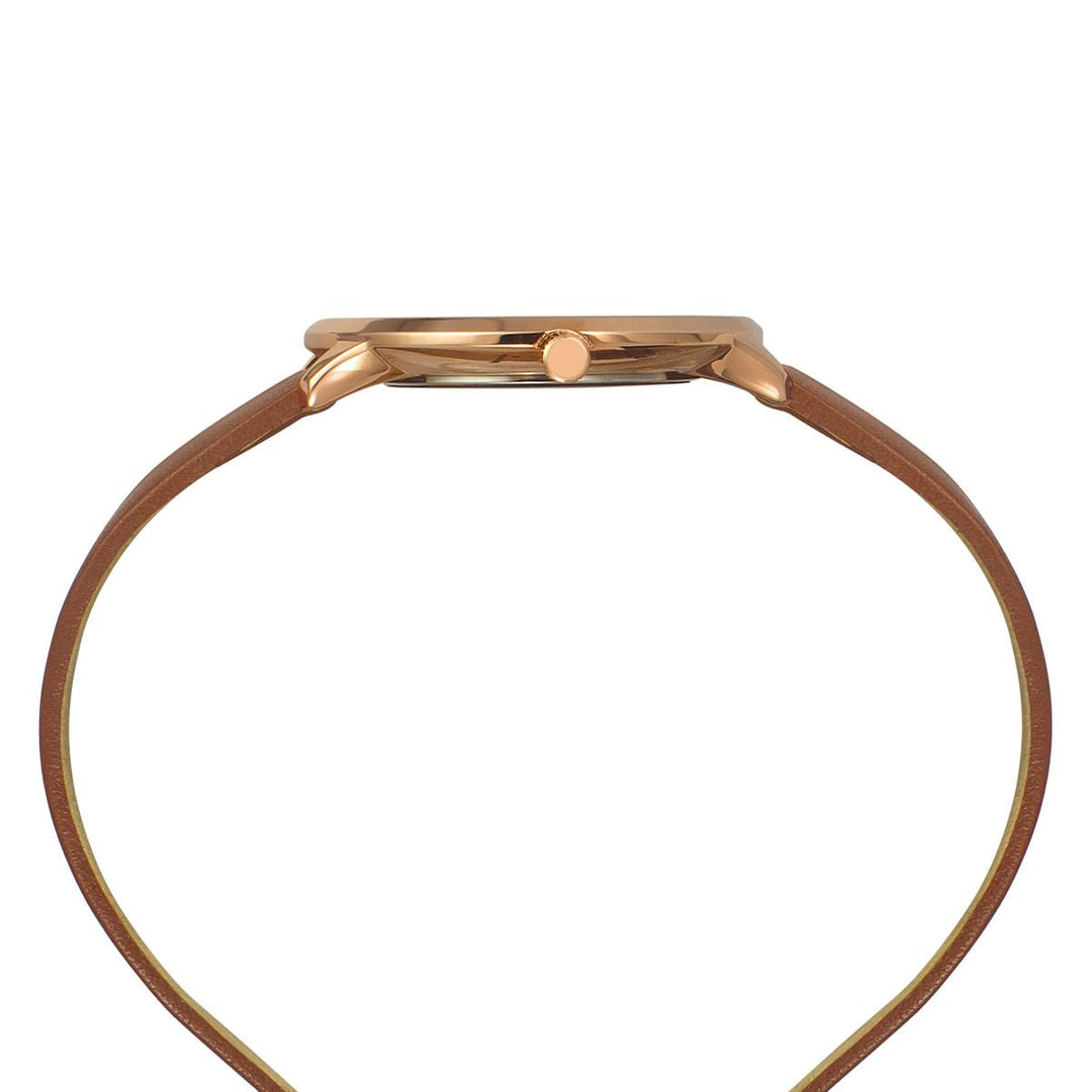 Timex Fashion Men's Beige Dial Round Case 2 Hands Function Watch -TWEG22101