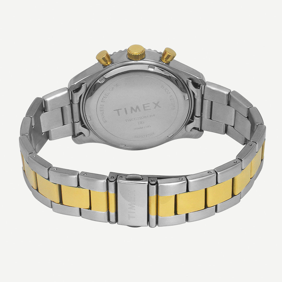 Timex E-Class Premium-Sport Collection Multifunction Men Analog Green Dial Coloured Quartz Watch, Round Dial With 43 Mm Case Width - TWEG22201