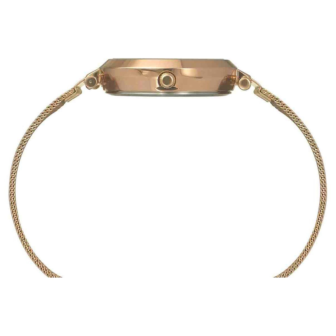 Timex Fashion Women's Silver Dial Round Case 3 Hands Function Watch -TWEL11823