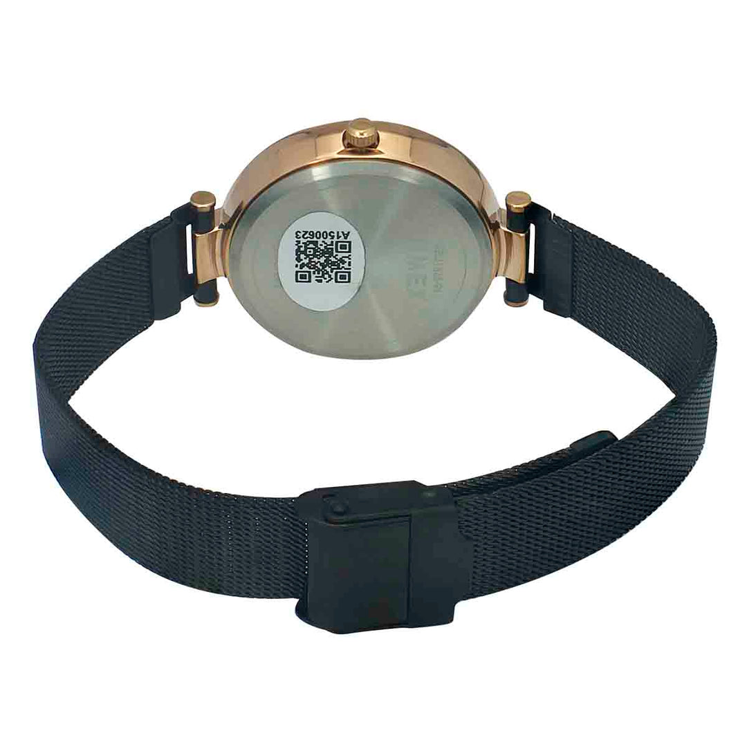 Timex Fashion Women's Black Dial Round Case 3 Hands Function Watch -TWEL11826