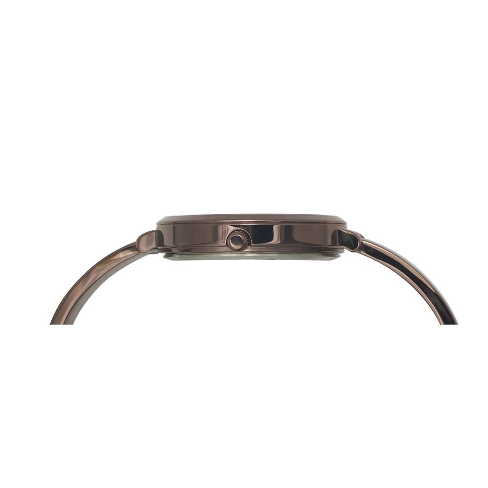 Timex Fashion Women's Brown Dial Round Case 3 Hands Function Watch -TWEL12814