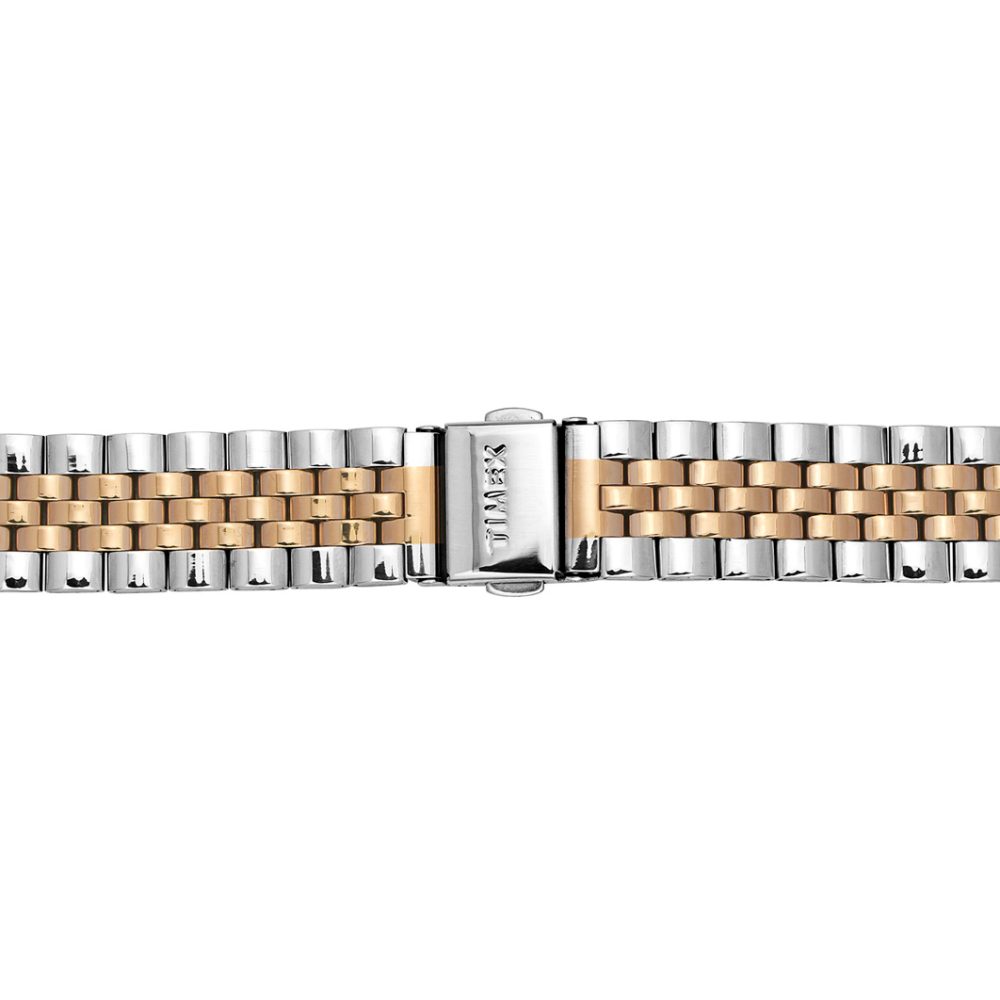 Timex Fashion Women's Silver Dial Round Case 3 Hands Function Watch -TWEL13110