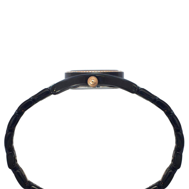 Timex Fria Women's Black Dial Round Case 2 Hands Function Watch -TWEL14010