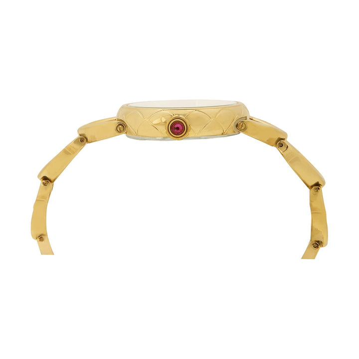 Timex Fria Women's Green Dial Round Case 2 Hands Function Watch -TWEL14200