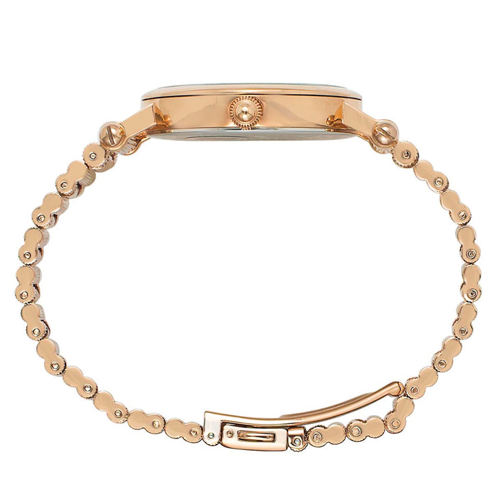 Timex Fria Women's Silver Dial Round Case 2 Hands Function Watch -TWEL14301