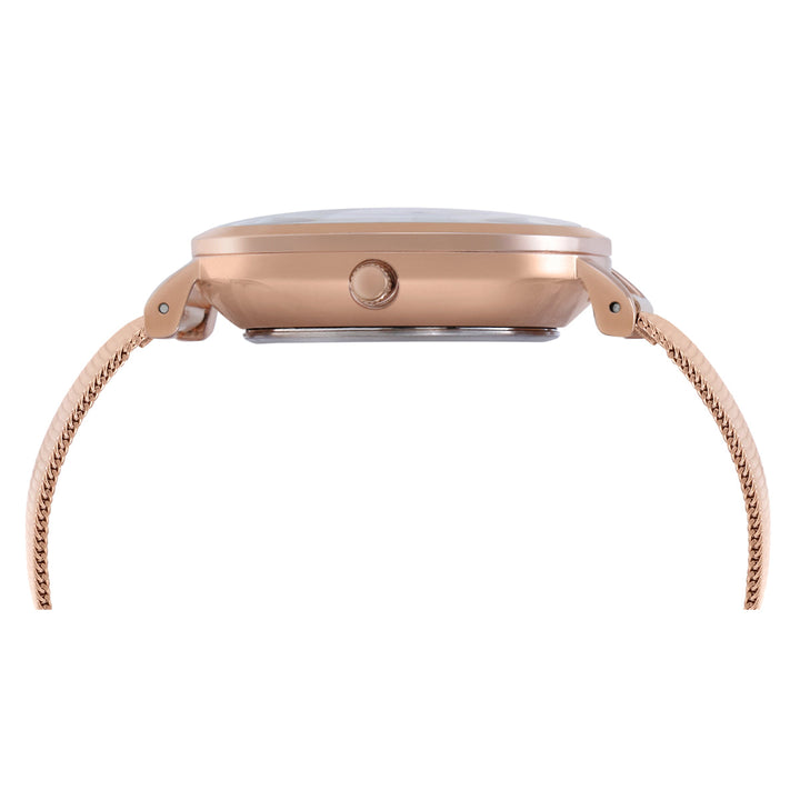 Timex Fashion Women's Silver Dial Round Case Multifunction Function Watch -TWEL14503