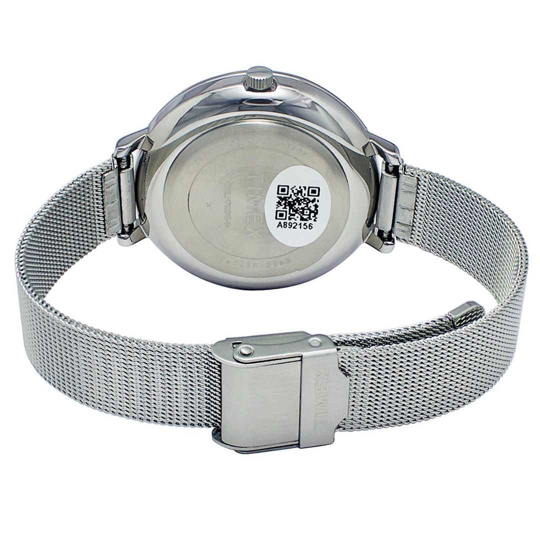 Timex Fashion Women's Pink Dial Round Case 3 Hands Function Watch -TWEL14700