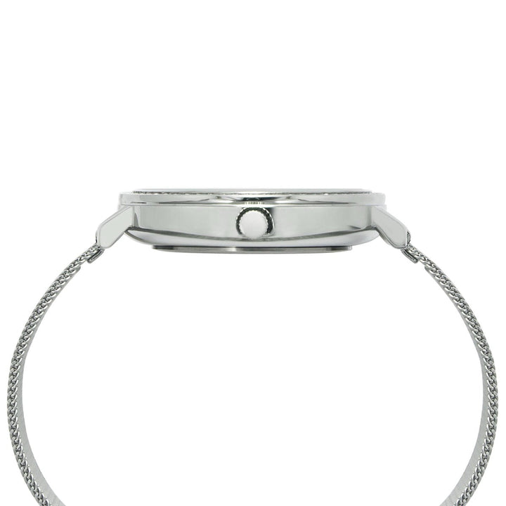 Timex Fashion Women's Pink Dial Round Case 3 Hands Function Watch -TWEL14700