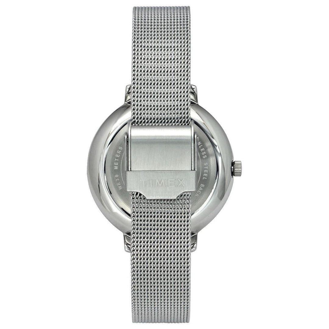 Timex Fashion Women's Pink Dial Round Case 3 Hands Function Watch -TWEL14700