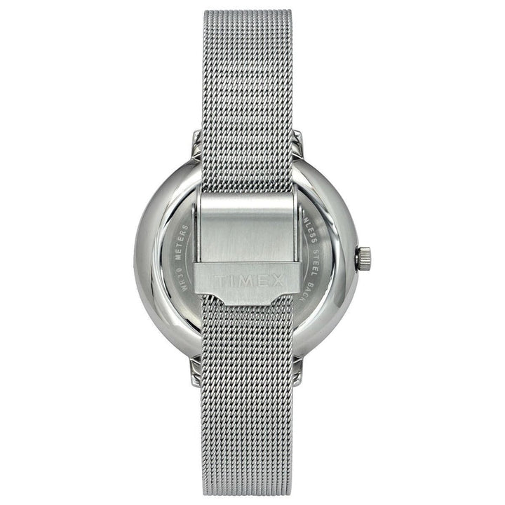 Timex Fashion Women's Pink Dial Round Case 3 Hands Function Watch -TWEL14700