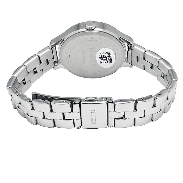 Timex Fashion Women's Blue Dial Round Case Multifunction Function Watch -TWEL14801