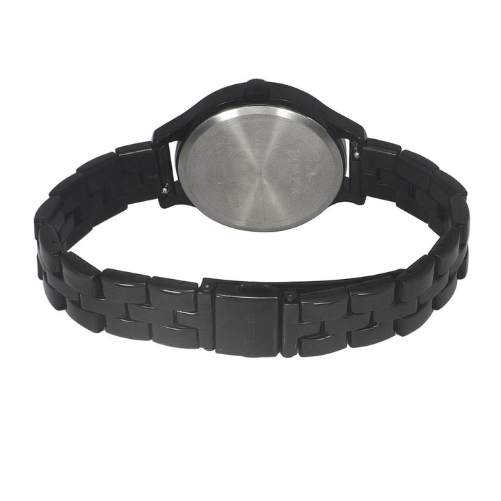 Timex Fashion Women's Black Dial Round Case Multifunction Function Watch -TWEL14816