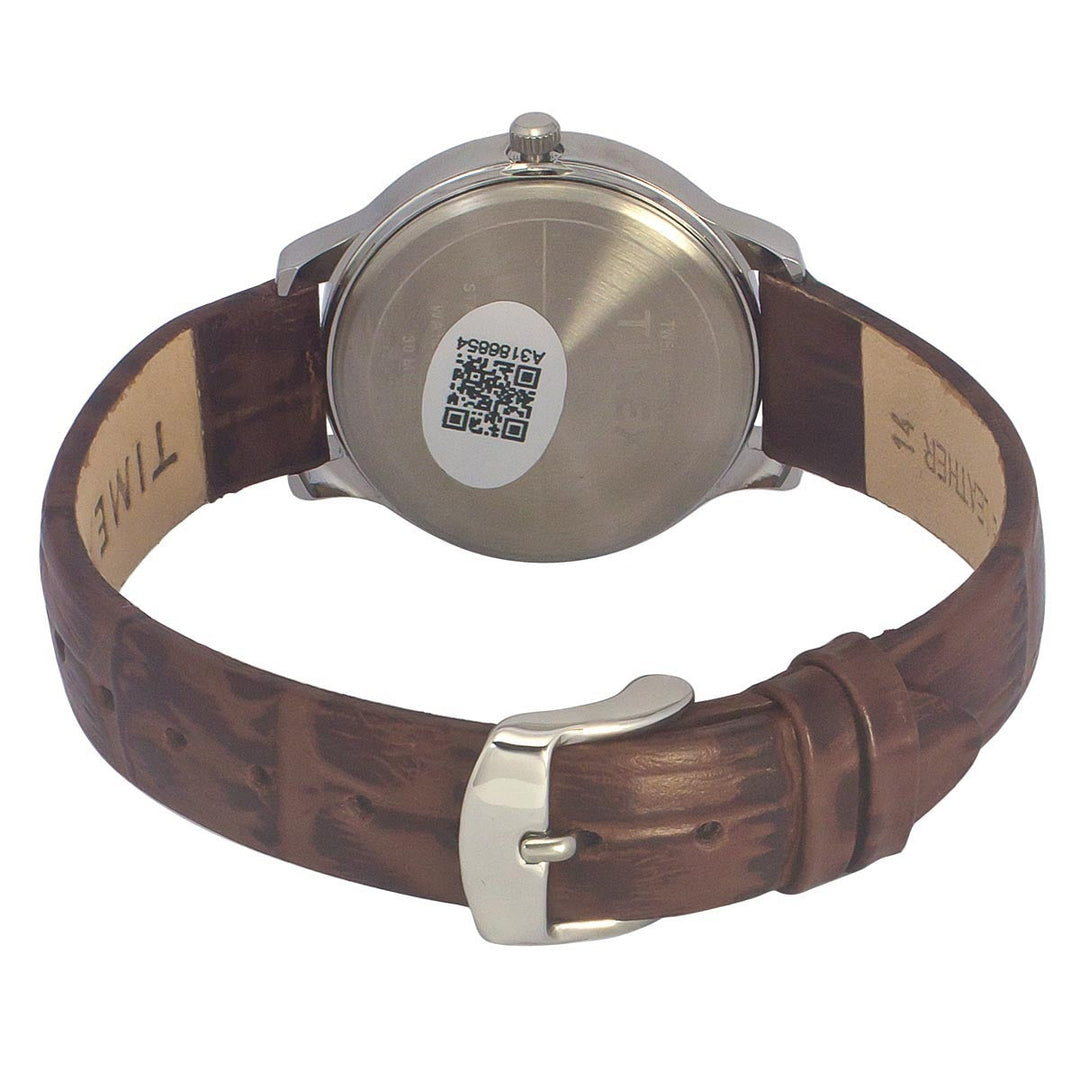 Timex 3 Hands Women Analog Black Dial Coloured Quartz Watch, Round Dial With 30 Mm Case Width - TWEL149SMU06