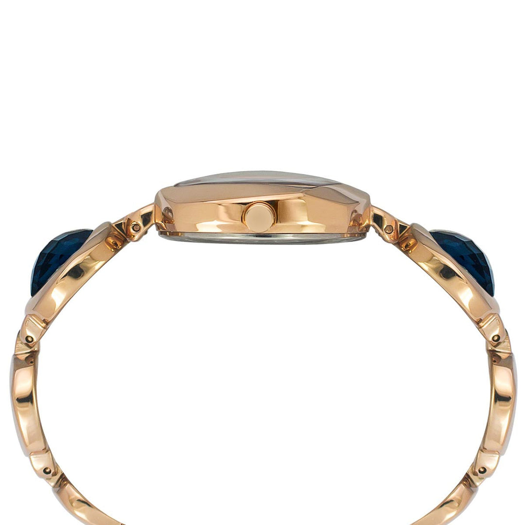 Timex Fria Women's Mother Of Pearl Dial Square Case 3 Hands Function Watch -TWEL15001