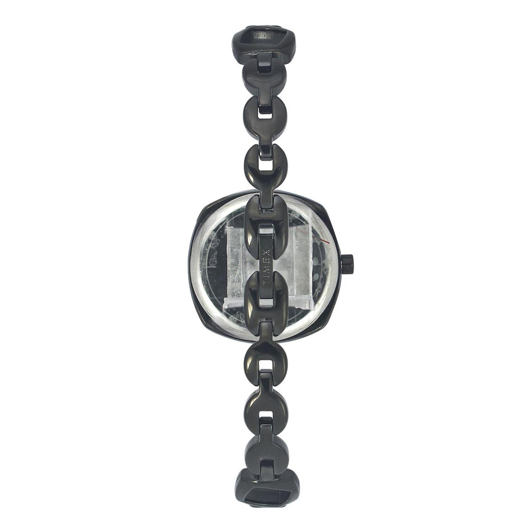 Timex Fria Women's Mother Of Pearl Dial Square Case 3 Hands Function Watch -TWEL15003