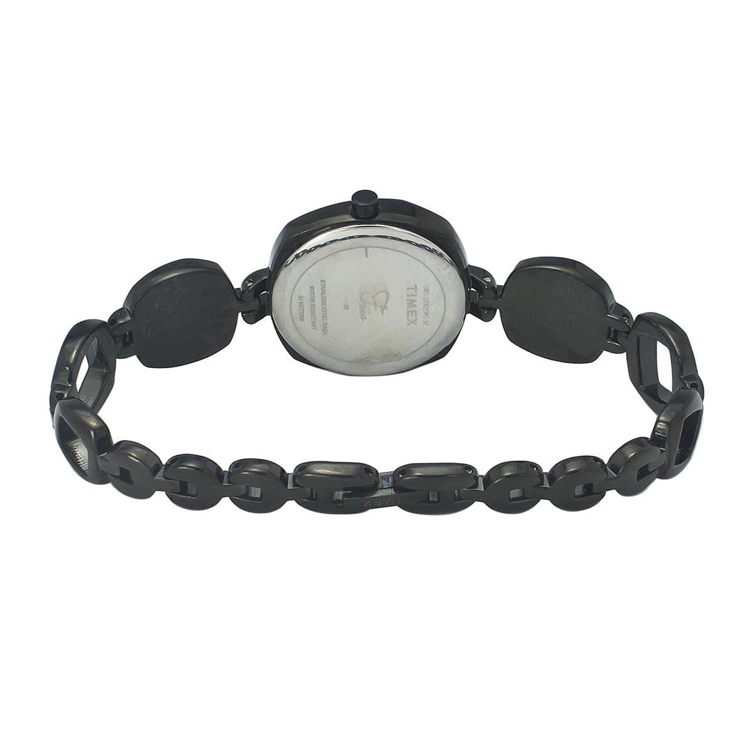 Timex Fria Women's Mother Of Pearl Dial Square Case 3 Hands Function Watch -TWEL15003