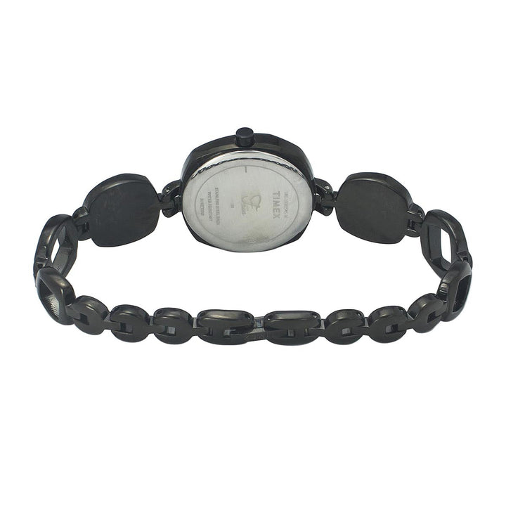 Timex Fria Women's Mother Of Pearl Dial Square Case 3 Hands Function Watch -TWEL15003