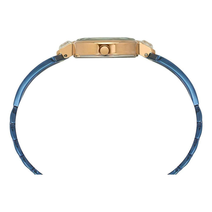 Timex Fria Women's Blue Dial Round Case 3 Hands Function Watch -TWEL15102