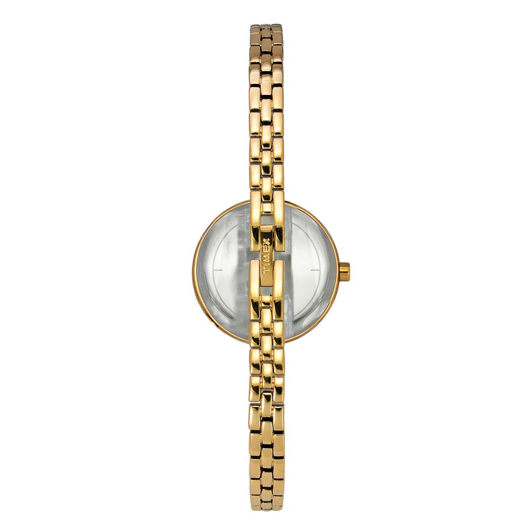 Timex Fria Women's Silver Dial Round Case 2 Hands Function Watch -TWEL15200